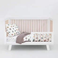 Little Unicorn Cotton Muslin Toddler Bedding 3 Piece Set - Watercolor Critters
