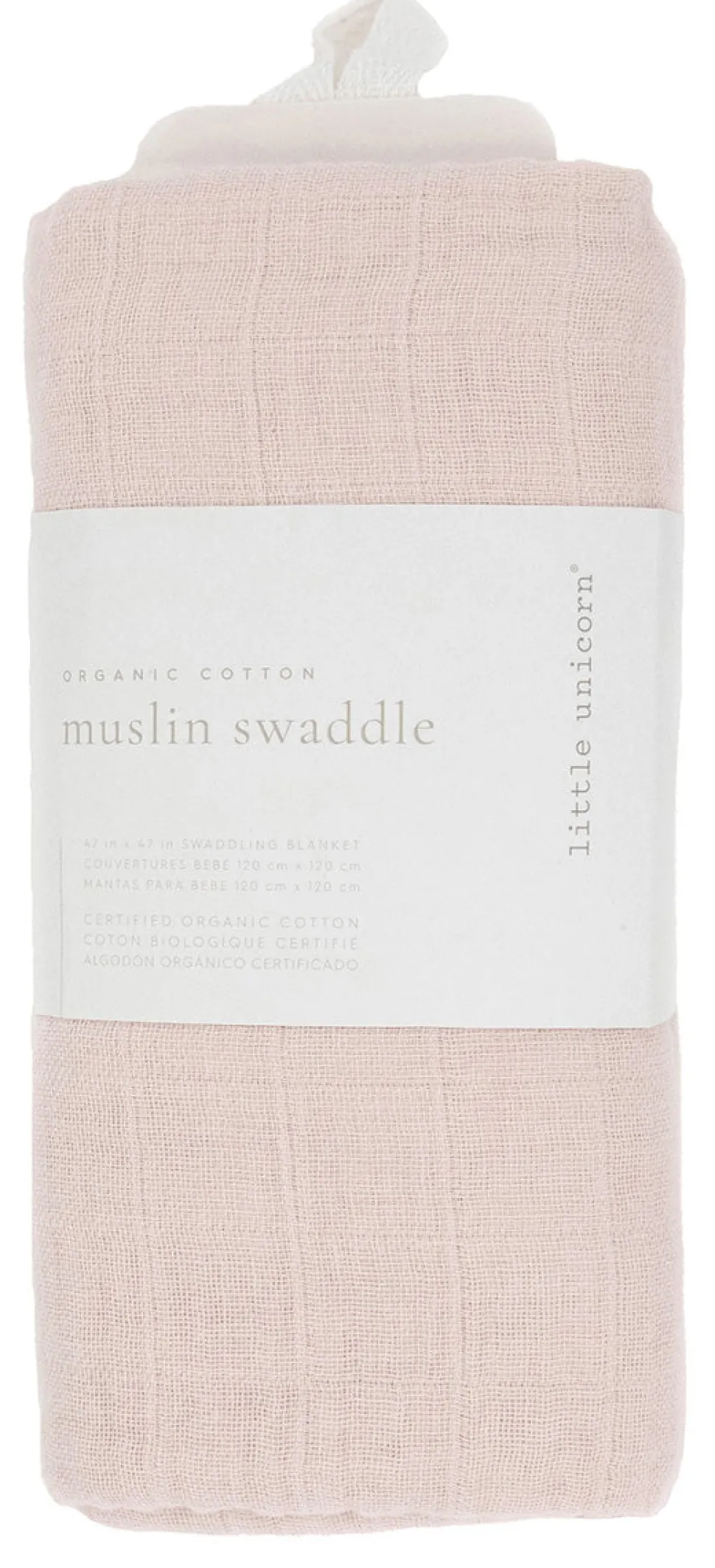 Little Unicorn Organic Cotton Muslin Swaddle Blanket - Rosie