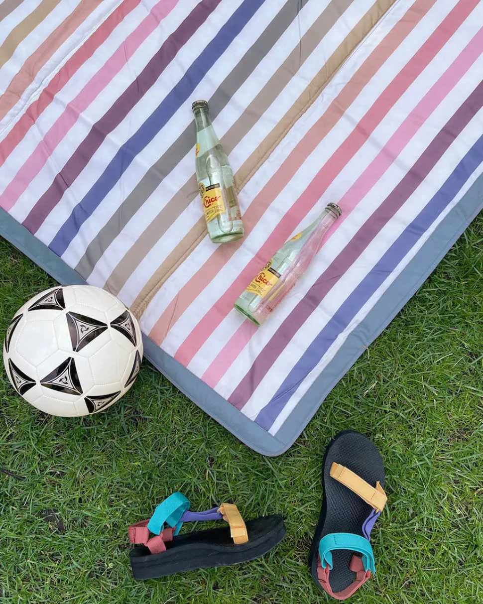Little Unicorn Outdoor Blanket 5 x 10 - Chroma Rugby Stripe