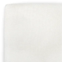 Little Unicorn Stretch Knit Crib Sheet - Tan Gingham