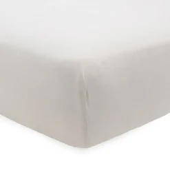 Little Unicorn Stretch Knit Crib Sheet - Pebble