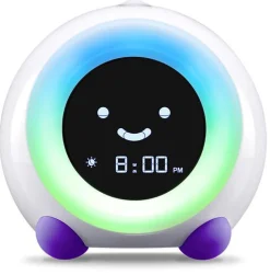 LittleHippo Mella Ready to Rise Sleep Trainer Alarm Clock - Tropical Teal