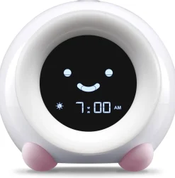 LittleHippo Mella Ready to Rise Sleep Trainer Alarm Clock - Blush Pink