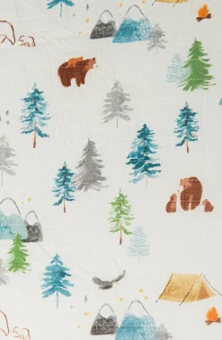 Loulou Lollipop Fitted Crib Sheet - Adventure Begins