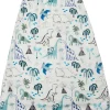 Loulou Lollipop Lightweight Muslin Sleep Bag - Dinosaurs (6-18 M)