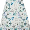 Loulou Lollipop Lightweight Muslin Sleep Bag - Dinosaurs (0-6 M)