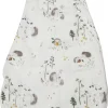 Loulou Lollipop Lightweight Muslin Sleep Bag, 6-18 m - Hedgehogs