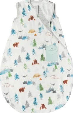 Loulou Lollipop Lightweight Muslin Sleep Bag, 0-6 m - Adventure Begins