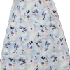 Loulou Lollipop Lightweight Muslin Sleep Bag, 6-18 m - Ink Floral
