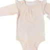 Loulou Lollipop Long Sleeve Bodysuit in TENCEL - Rainbow Dye (3-6 M)