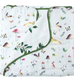 Loulou Lollipop Luxe Muslin Quilt - Woodland Gnome