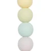 Loulou Lollipop Silicone Teether with Gem Clip - Pink Donut