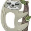 Loulou Lollipop Silicone Teether with Clip - Sloth