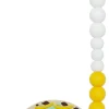 Loulou Lollipop Silicone Teether with Gem Clip - Taco