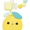 Loulou Lollipop Silicone Teether with Clip - Lemon