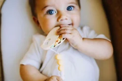 Loulou Lollipop Silicone Teether with Clip - Taco