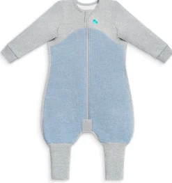 Love To Dream Long Sleeve Sleep Suit Organic Cotton Mild, 24-36 M - Dusty Blue