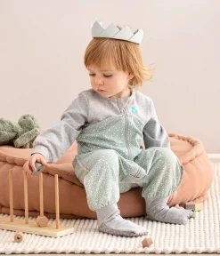 Love To Dream Long Sleeve Sleep Suit Original Cotton Moderate, 24-36 M - Stardust Olive