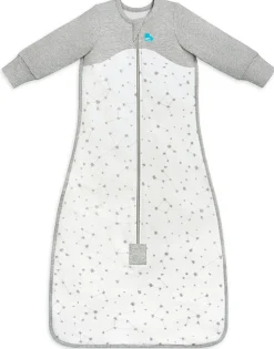 Love To Dream Long Sleeve Sleep Bag Organic Cotton Fleece Mild, 18-36 M - Stellar White