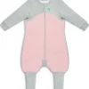 Love To Dream Long Sleeve Sleep Suit Organic Cotton Mild, 24-36 M - Dusty Pink