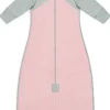 Love To Dream Long Sleeve Sleep Bag Organic Cotton Fleece Mild, 6-18 M - Dusty Pink Marl