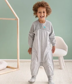 Love To Dream Long Sleeve Sleep Suit Original Cotton Moderate, 24-36 M - Stardust Grey