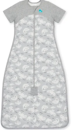 Love To Dream Short Sleeve Sleep Bag Organic Cotton Mild, 18-36 M - Doves Grey