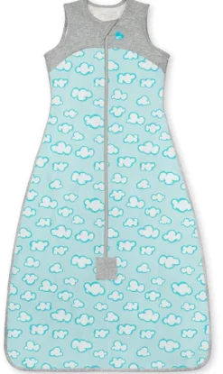 Love To Dream Sleep Bag Organic Cotton Lite .2 TOG, 6-18 M, Daydream Turquoise