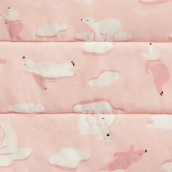 Love To Dream Sleep Bag Quilted Cotton 3.5 TOG, 6-18 M - South Pole Dusty Pink