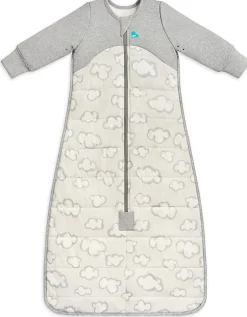 Love To Dream Sleep Bag Quilted Cotton 2.5 TOG, 6-18 M - Daydream Grey