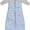 Love To Dream Sleep Bag Quilted Cotton 2.5 TOG, 18-36 M - Daydream Dusty Blue