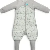 Love To Dream Sleep Suit Quilted Cotton 2.5 TOG, 24-36 M - Moonlight Olive
