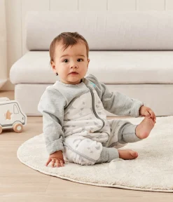 Love To Dream Sleep Suit Quilted Cotton 2.5 TOG, 6-12 M - Moonlight White