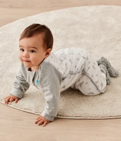 Love To Dream Sleep Suit Quilted Cotton 2.5 TOG, 12-24 M - Moonlight White