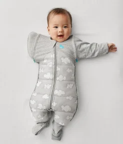 Love To Dream Swaddle UP Transition Suit Quilted Cotton 2.5 TOG, Large - Daydream Grey