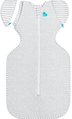Love To Dream Swaddle UP Transition Bag Bamboo Original 1.0 TOG, Large - Grey Dot