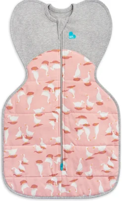 Love To Dream Swaddle UP Quilted Cotton 2.5 TOG, Newborn - Silly Goose Dusty Pink
