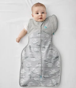 Love To Dream Swaddle UP Transition Bag Quilted Cotton 3.5 TOG, Medium - South Pole Grey