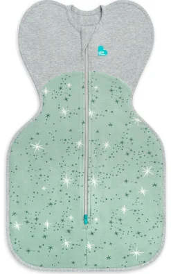Love To Dream Swaddle UP Cotton Fleece Mild, Newborn - North Star Olive