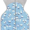 Love To Dream Swaddle UP Quilted Cotton 2.5 TOG, Medium - Silly Goose Dusty Blue