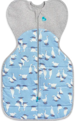 Love To Dream Swaddle UP Quilted Cotton 2.5 TOG, Small - Silly Goose Dusty Blue