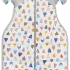 Love To Dream Swaddle UP Designer Collection Transition Bag Quilted Cotton 2.5 TOG, Medium - Happy Hats White