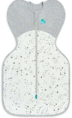 Love To Dream Swaddle UP Cotton Fleece Mild, Newborn - North Star White