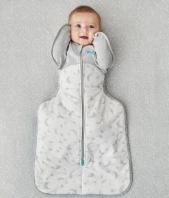 Love To Dream Swaddle UP Quilted Cotton 3.5 TOG, Newborn - Moonlight White