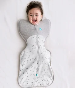 Love To Dream Swaddle UP Cotton Fleece Mild, Small - North Star White