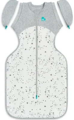Love To Dream Swaddle UP Transition Bag Cotton Fleece Mild, Large - North Star White