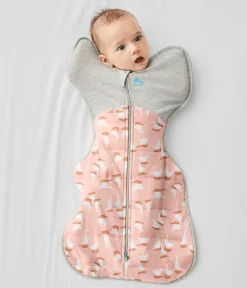 Love To Dream Swaddle UP Quilted Cotton 2.5 TOG, Small - Silly Goose Dusty Pink