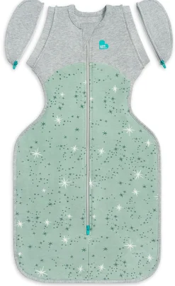 Love To Dream Swaddle UP Transition Bag Cotton Fleece Mild, Large - North Star Olive