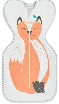 Love To Dream Swaddle UP Original 1.0 TOG, Medium - Orange Frankie Fox