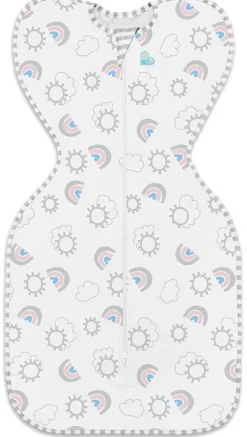 Love To Dream Swaddle UP Original 1.0 TOG, Medium - Rainbow White